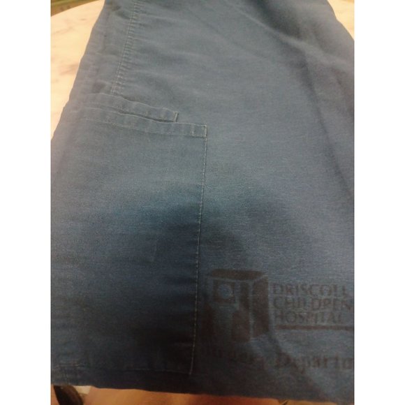 Scrub Set Women's Small Blue Green Solid Both Pieces - Picture 4 of 4